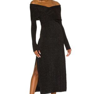 L'Academie  Lillia Knit Dress Black M